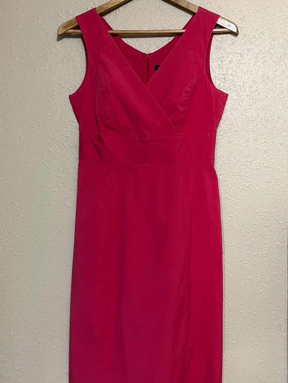 GAP Vibrant Pink Sleeveless Midi Dress